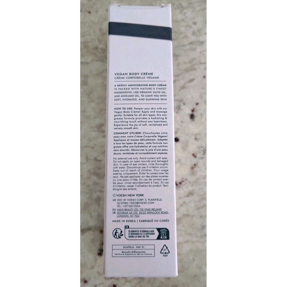 NEW, Voesh New York Vegan Body Creme Lavender Land Lotion 3 Oz - Picture 6 of 10